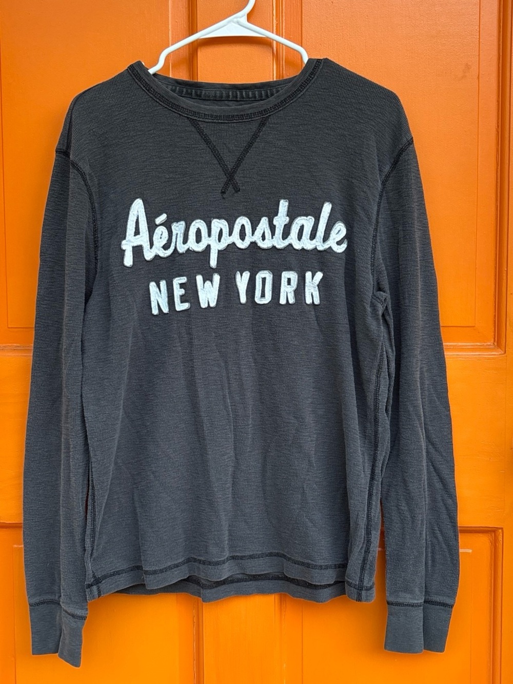 Y2K Aeropostale New York Men's Long-Sleeve Shirt
